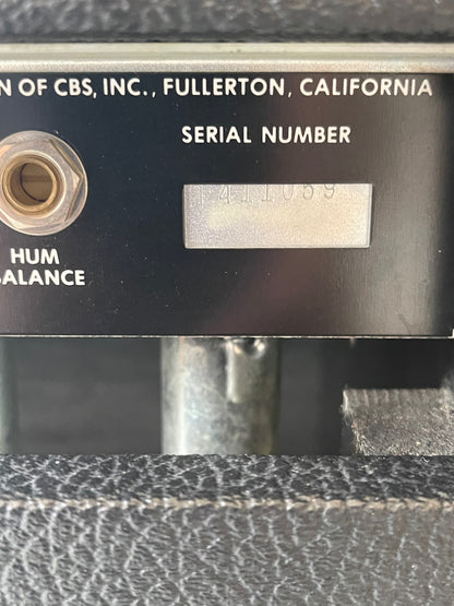 1984 Fender Deluxe Reverb II Black Tolex "Rivera Era"