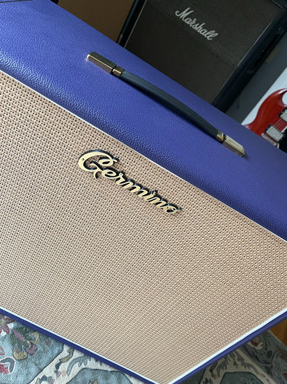 Germino Lead 55 LV Master Volume with Matching 2x12 Cabinet Purple Tolex