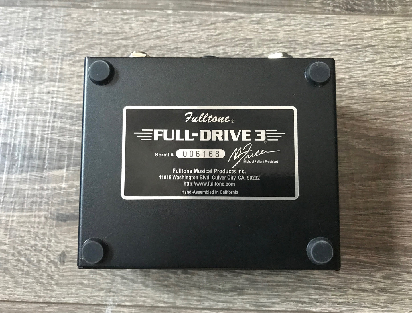 Fulltone Full Drive 3 Overdrive Pedal