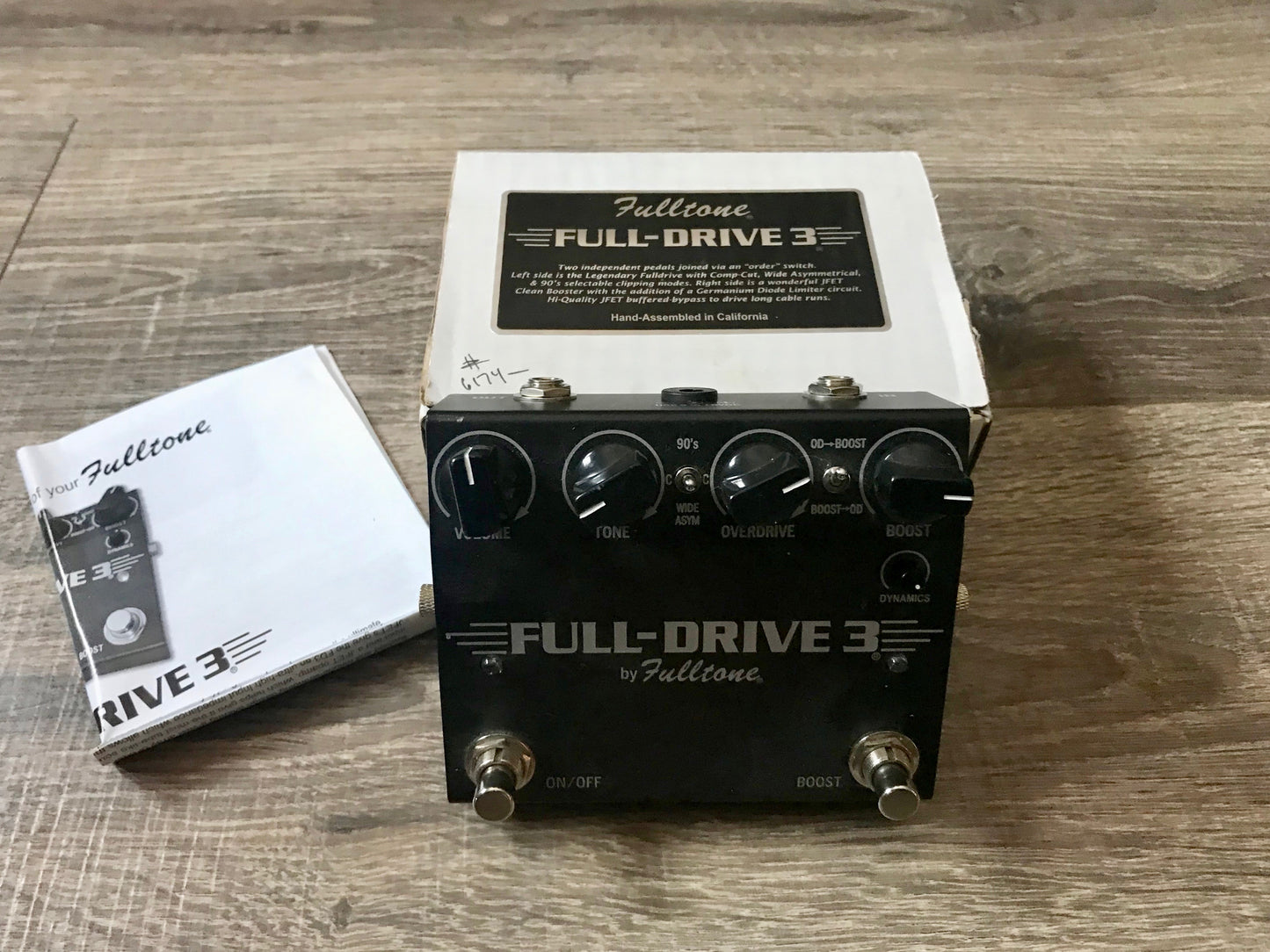 Fulltone Full Drive 3 Overdrive Pedal