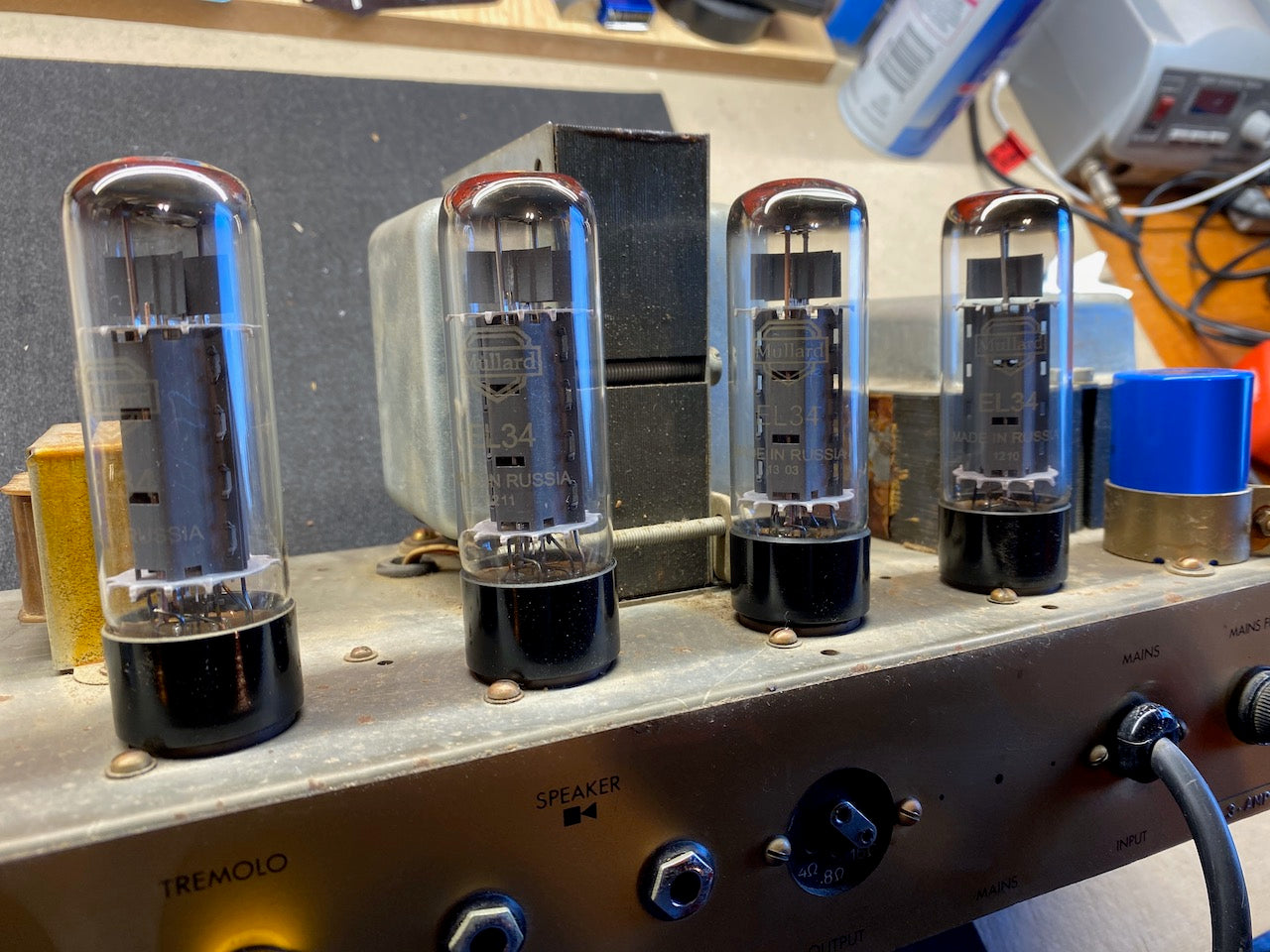 1968 Marshall Plexi Panel Super Tremolo 100w Head