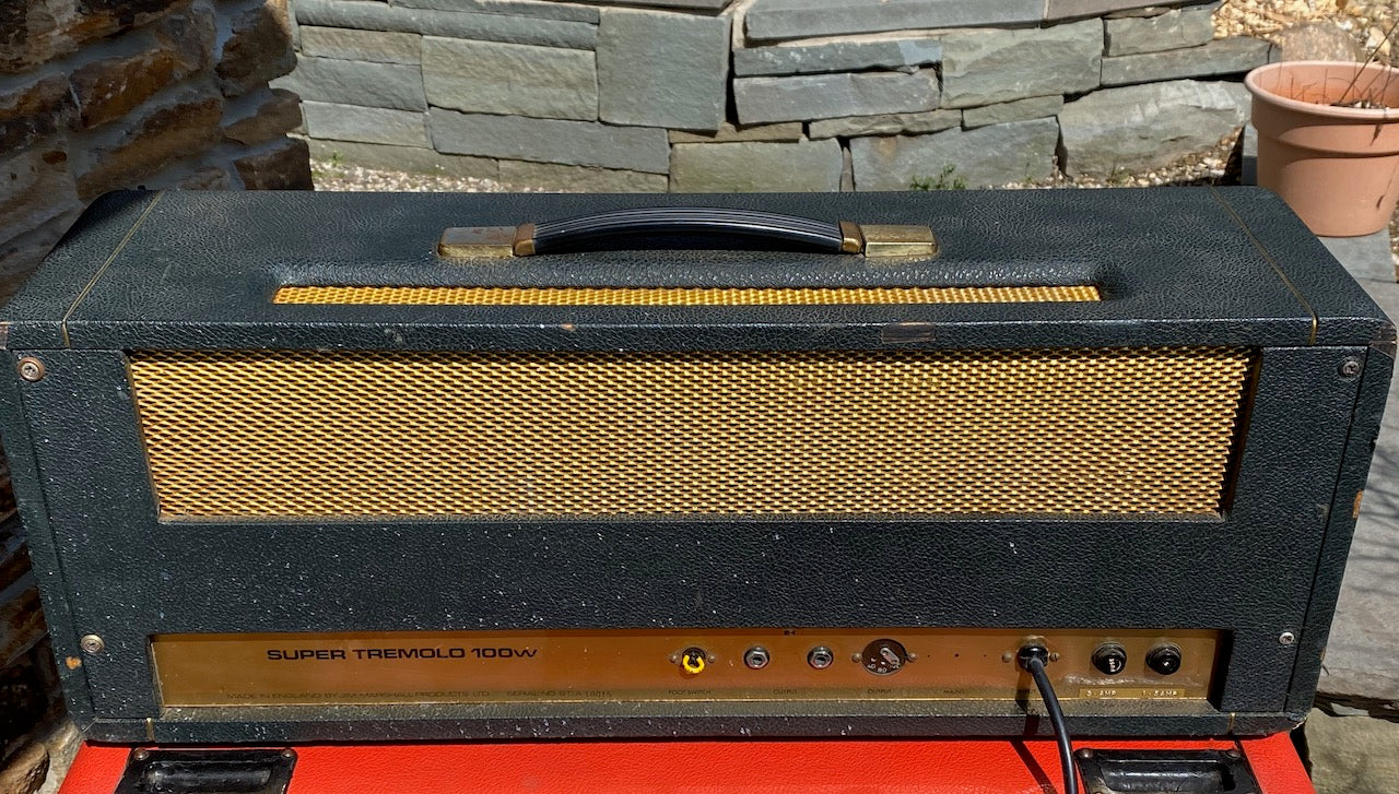1968 Marshall Plexi Panel Super Tremolo 100w Head