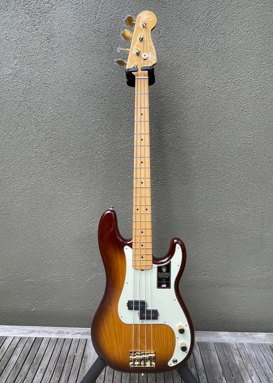 2020 Fender P Bass 75th Anniversary Bourbon Burst