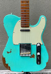 2021 Fender Custom Shop '63 Telecaster GT11 Heavy Relic Seafoam Green Roasted Maple Neck