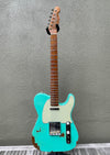 2021 Fender Custom Shop '63 Telecaster GT11 Heavy Relic Seafoam Green Roasted Maple Neck