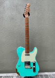 2021 Fender Custom Shop '63 Telecaster GT11 Heavy Relic Seafoam Green Roasted Maple Neck