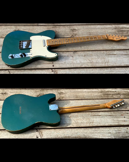 NEW Danocaster Single Cut Lake Placid Blue