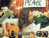 2007 Gibson J-160E Peace Model John Lennon Acoustic Guitar - Natural #359 of 700