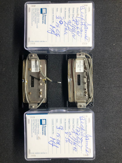 Seymour Duncan Custom Shop AlNiCo II PAF set with aged nickel Covers
