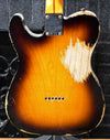 2022 Fender Custom Shop 1952 Telecaster Heavy Relic Vintage 2 Tone Sunburst