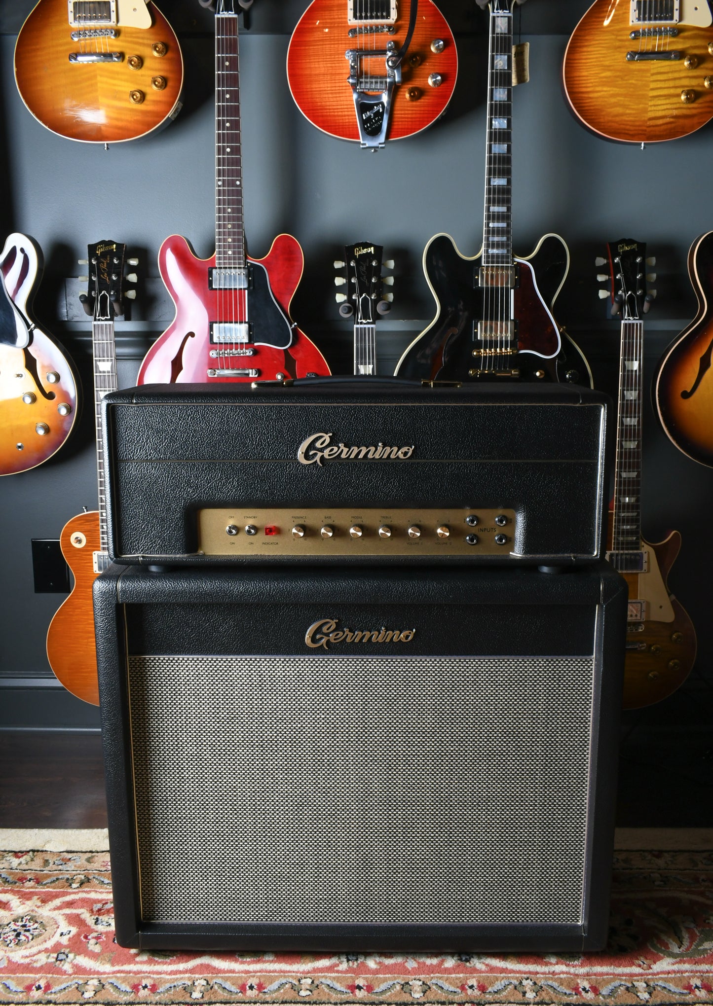 Germino Club 40 Master Volume & Style I 2x12 Cabinet Black Tolex