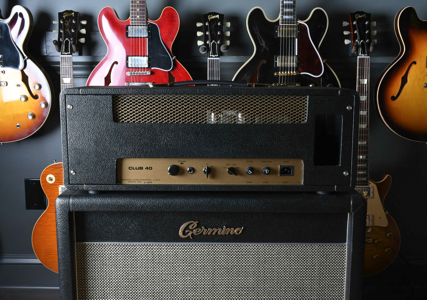 Germino Club 40 Master Volume & Style I 2x12 Cabinet Black Tolex