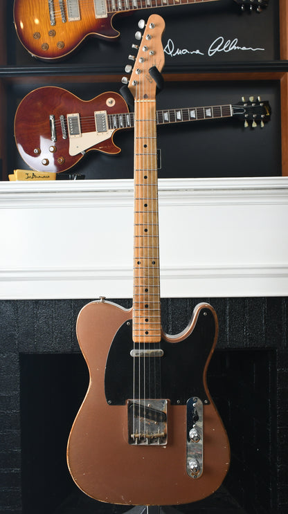 2022 Danocaster Single Cut Copper Blackguard