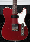 2021 Fender Custom Shop Telecaster Mahogany P-90 Journeyman Aged Firemist Red