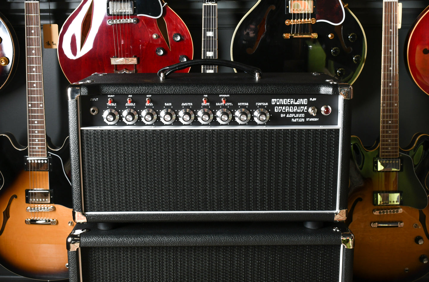 Amplified Nation Wonderland Overdrive V2 50 Watt Head & 1x12 Cabinet Black Tolex