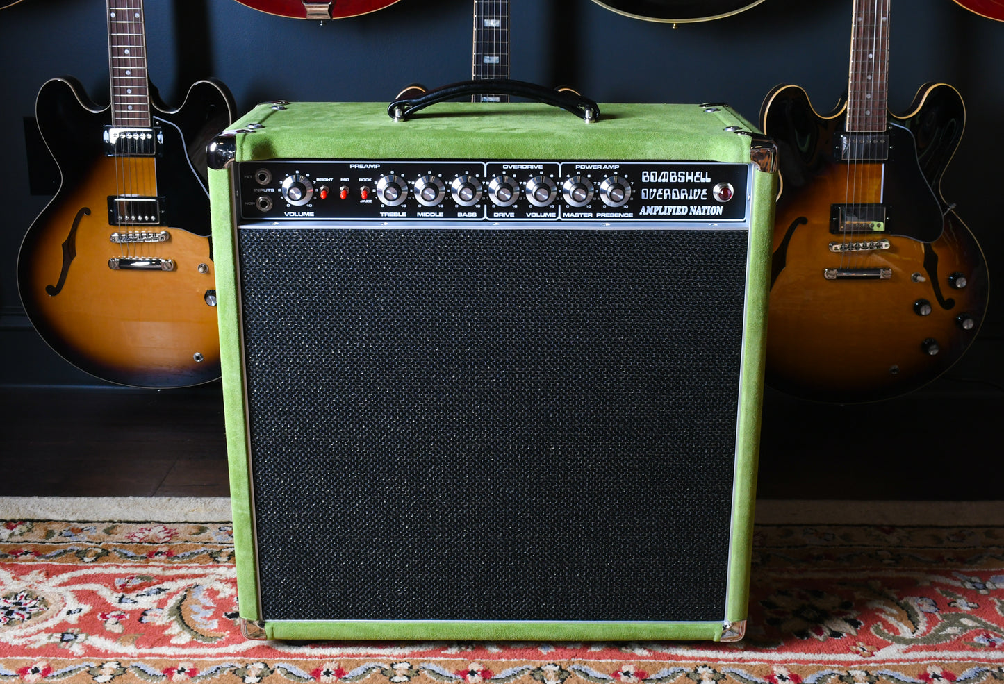 Amplified Nation Bombshell Overdrive 50 Watt 1x12 Combo Angry Phrogg/Black Sparkle
