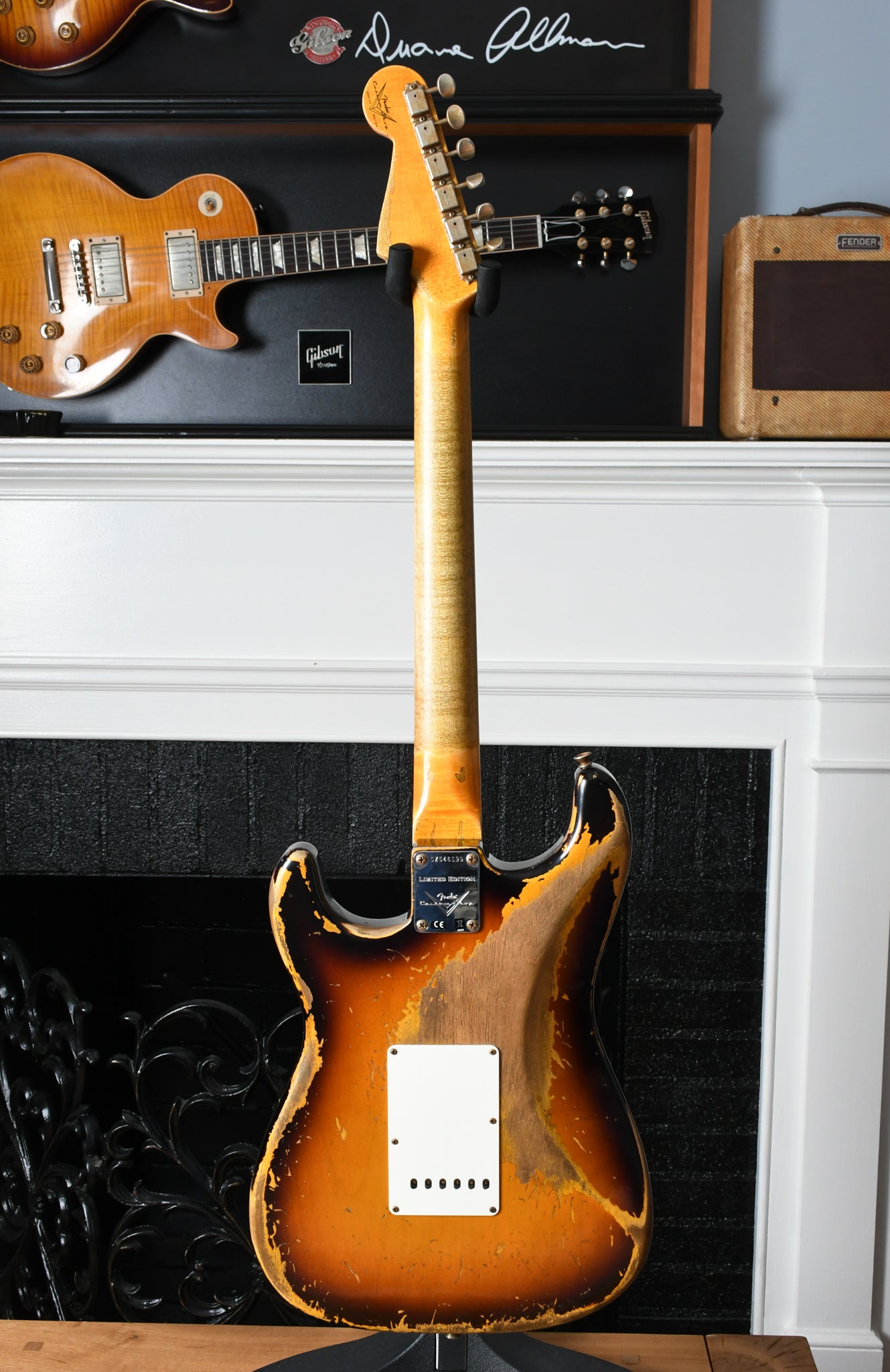 2021 Fender Custom Shop Limited Dual Mag II '60 Stratocaster Super Faded Aged 3 Tone Sunburst Heavy Relic