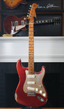 2021 Partscaster Stratocaster Build Fender Custom Shop, Ancho Poblano, Candy Apple Red