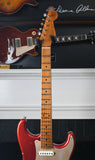2021 Partscaster Stratocaster Build Fender Custom Shop, Ancho Poblano, Candy Apple Red