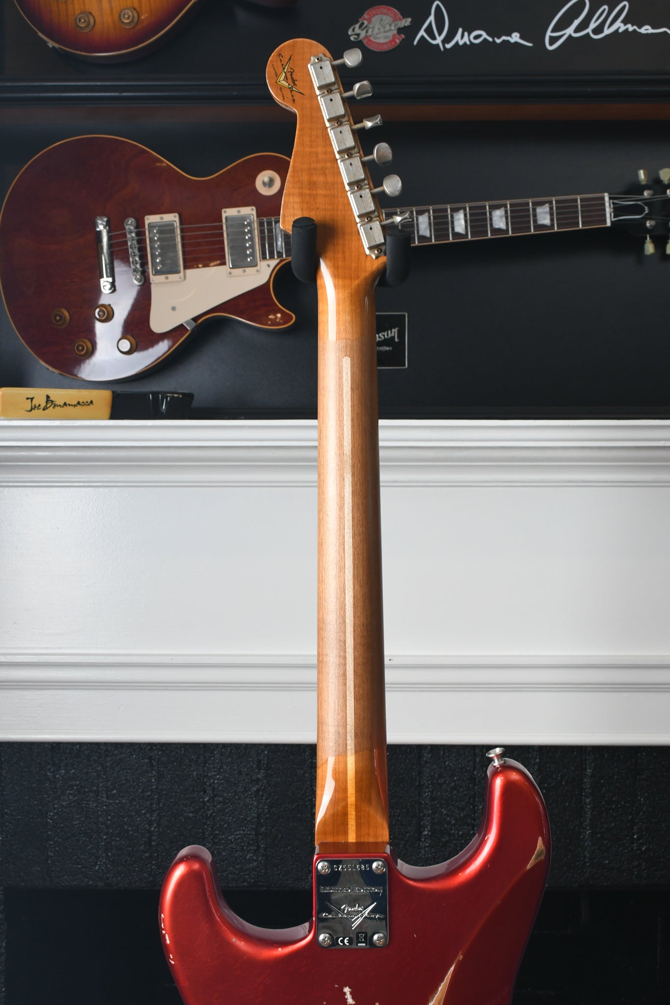 2021 Partscaster Stratocaster Build Fender Custom Shop, Ancho Poblano, Candy Apple Red