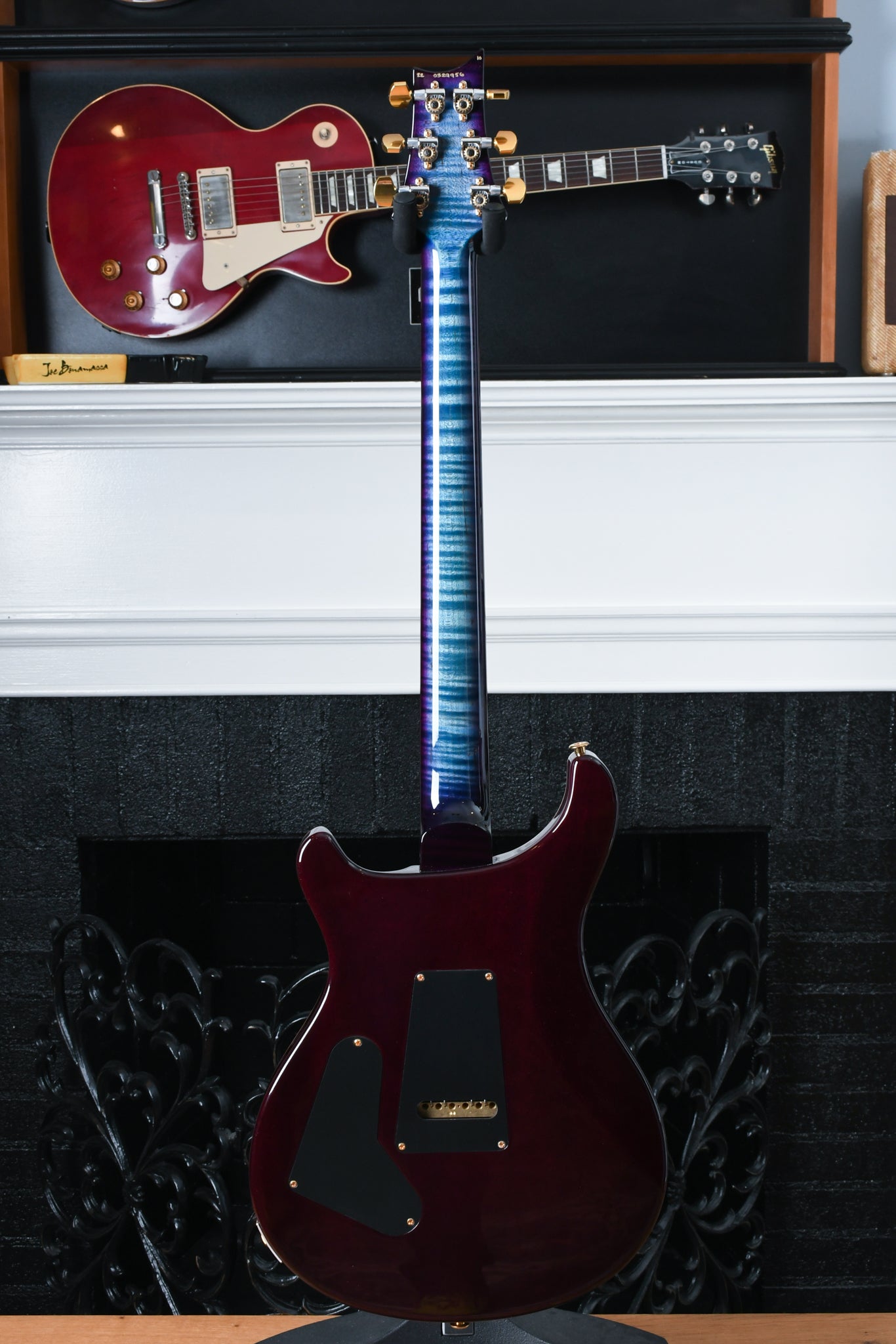 Paul Reed Smith PRS Custom 24 10 Top Quilt Aqua Blue Purple Burst Flamed Maple Neck/Ebony Board