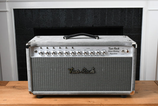 Two Rock Silver Sterling Signature 150 Watt Head Grey Suede