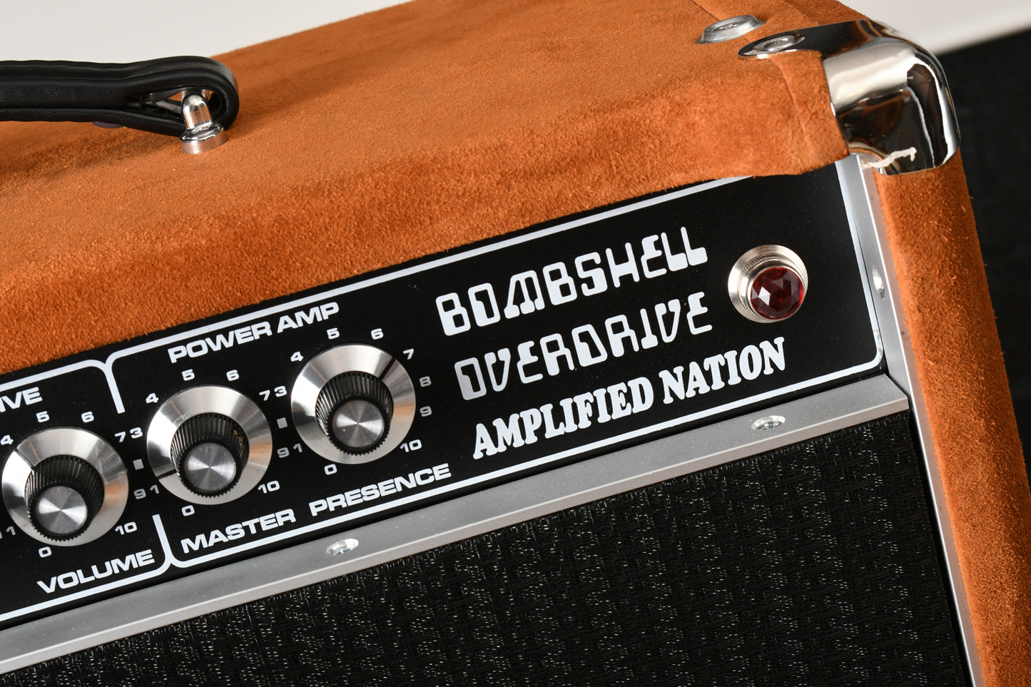 Amplified Nation Bombshell Overdrive 50 Watt Head & 1x12 Cabinet Golden Brown Suede/Black
