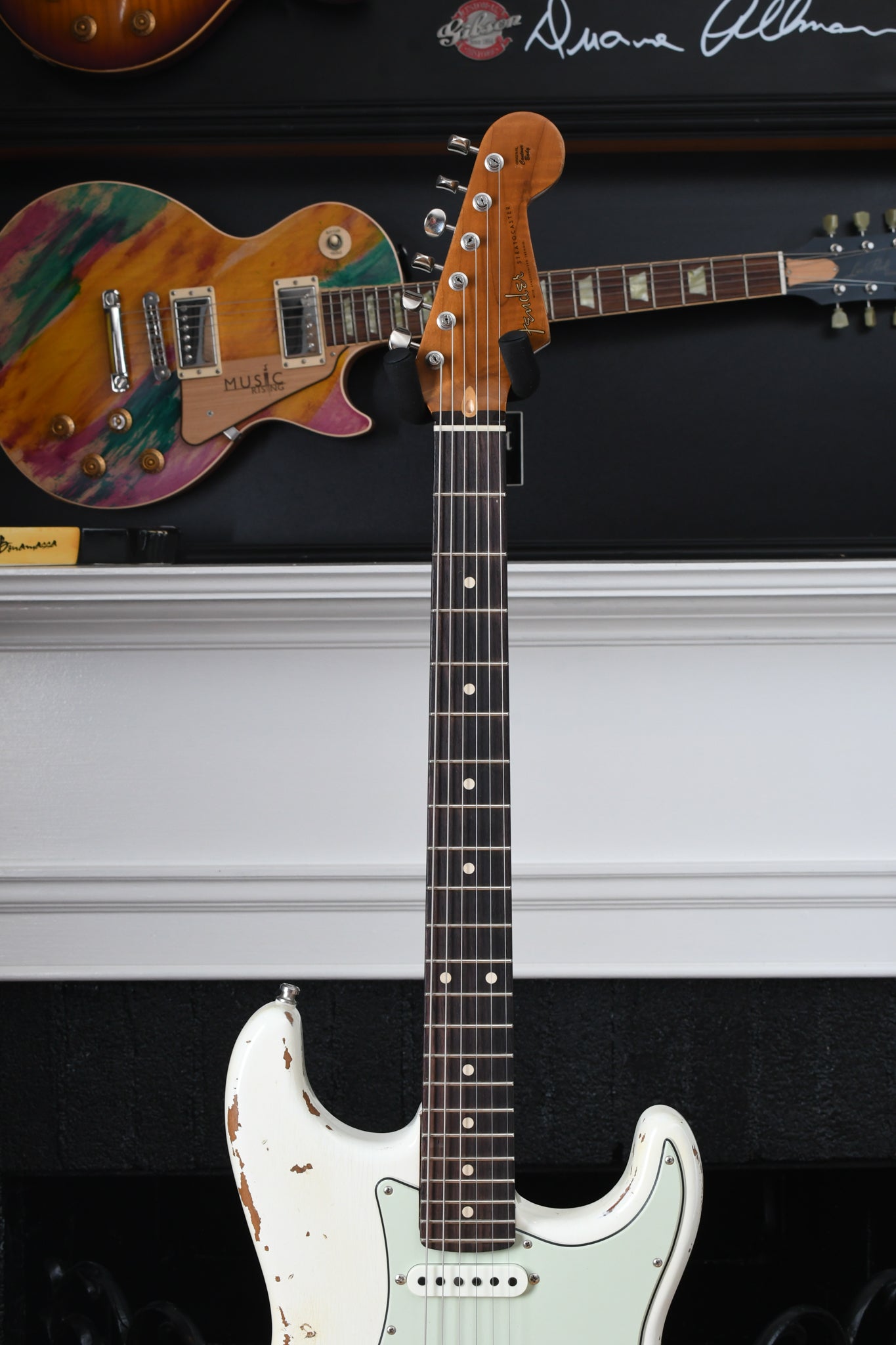 2020 Fender Custom Shop '60 Stratocaster GT11 Heavy Relic Olympic White Roasted Maple Neck
