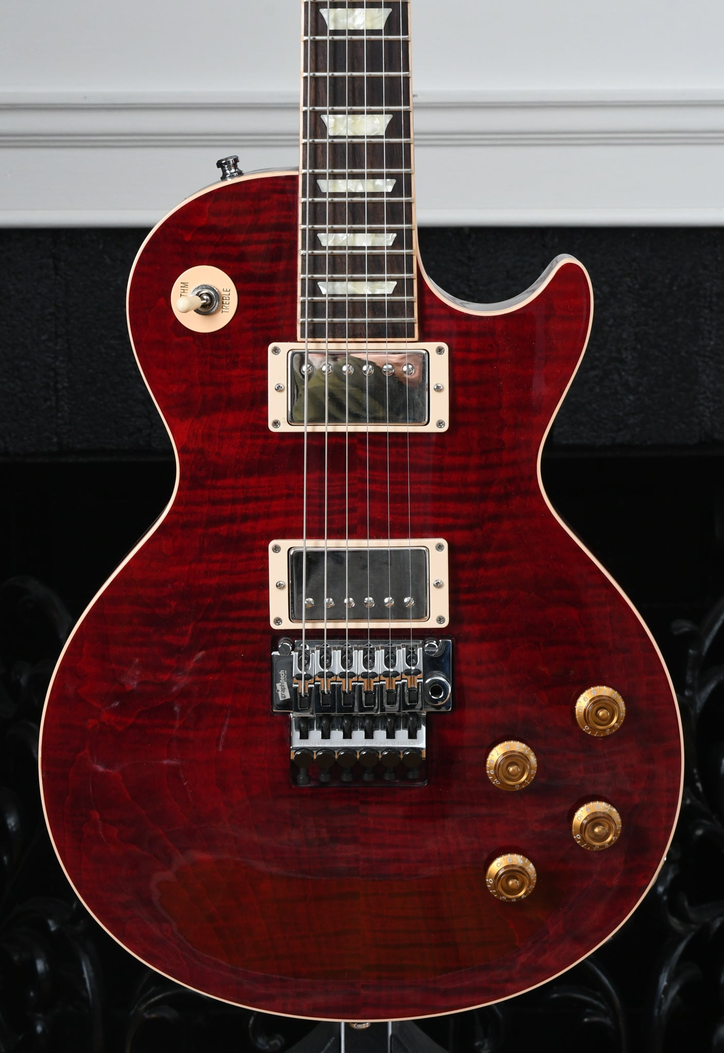 2011 Gibson Custom Shop Alex Lifeson Signed #15/50 Les Paul Axcess Royal Crimson