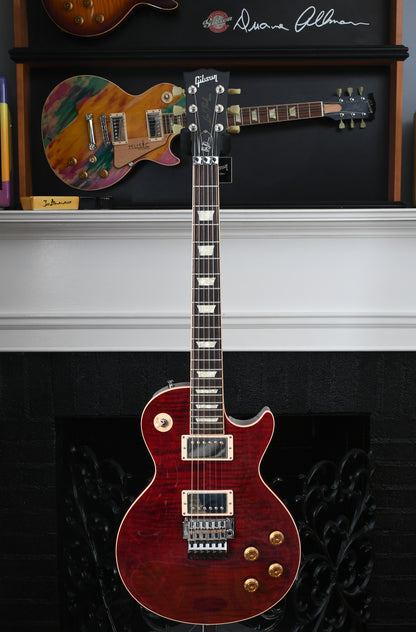 2011 Gibson Custom Shop Alex Lifeson Signed #15/50 Les Paul Axcess Royal Crimson