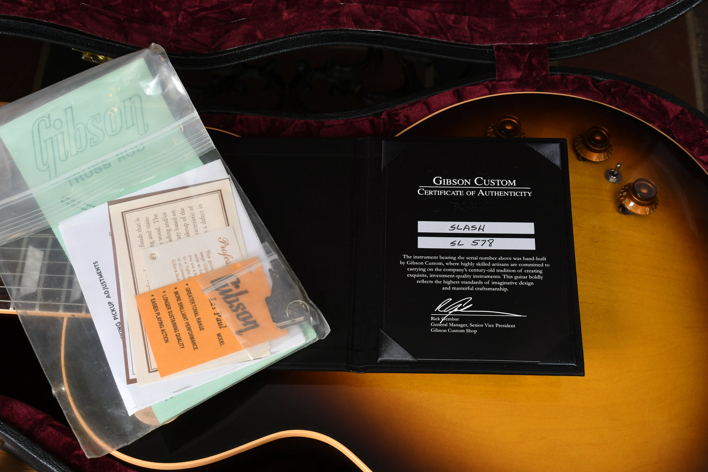 2008 Gibson Custom Shop Les Paul Slash Signature Piezo Tobacco Sunburst