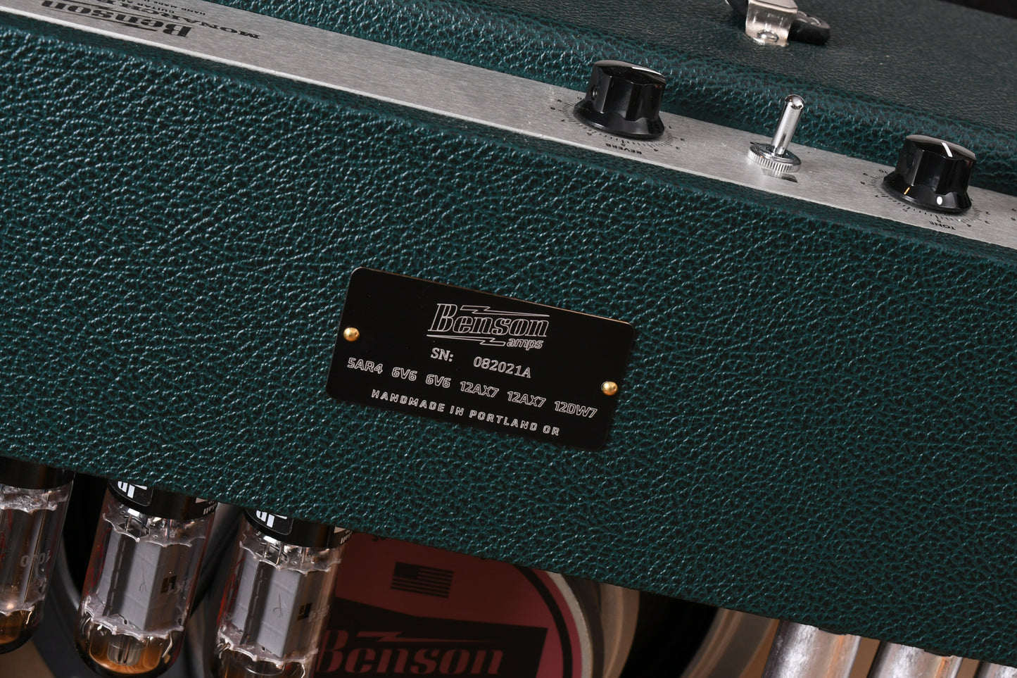 2021 Benson Monarch Reverb 1x12 Combo Green Tolex