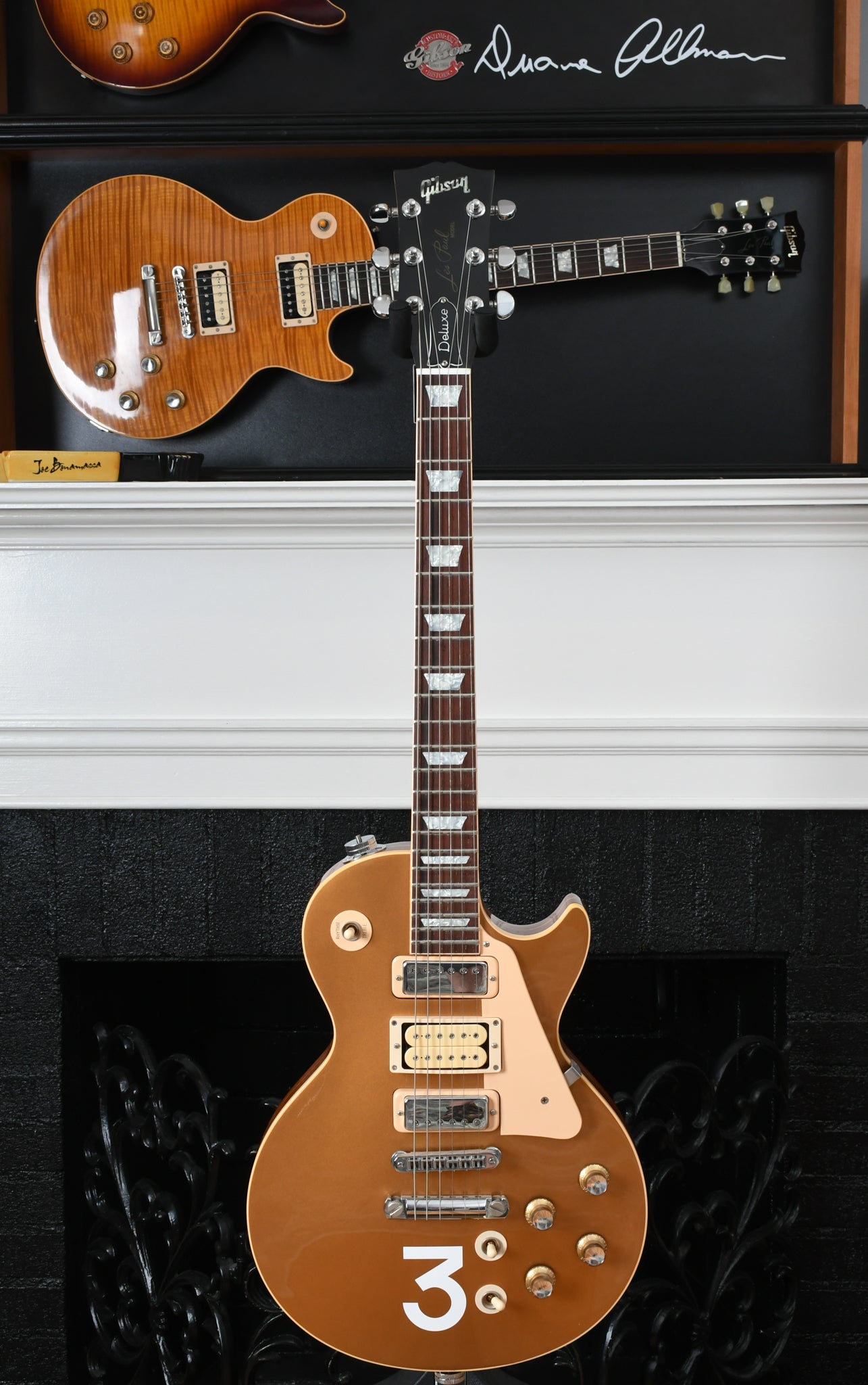 2005 Gibson Les Paul Deluxe Pete Townshend Signature Bullion Gold Number 3