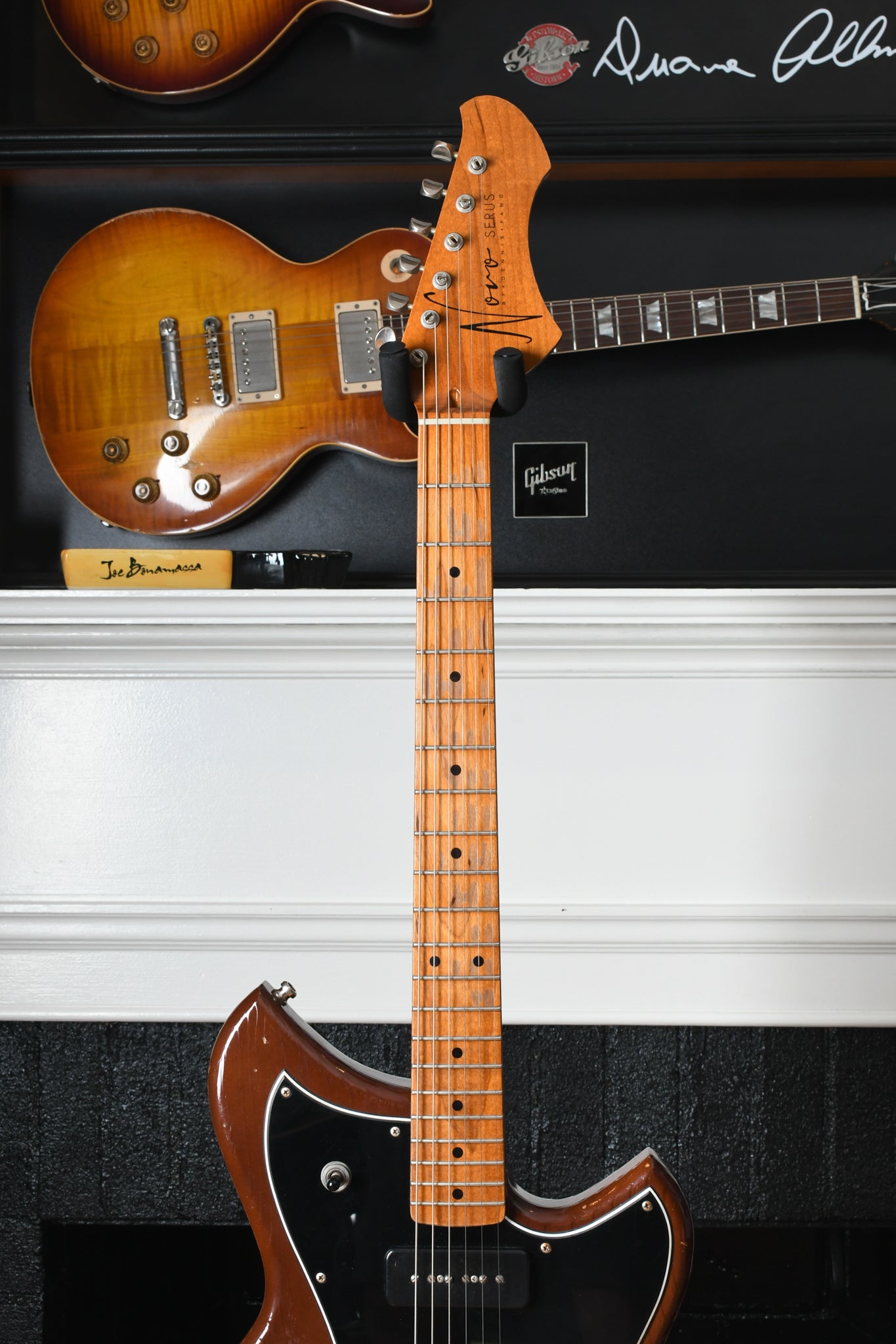 2019 Novo Serus JS Mocha Fralin P-90's Schroeder Wrap-Over