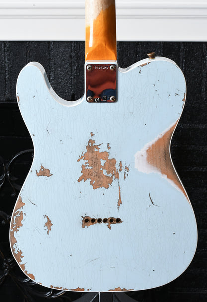 2022 Fender Custom Shop 1960 Telecaster Custom Heavy Relic Sonic Blue