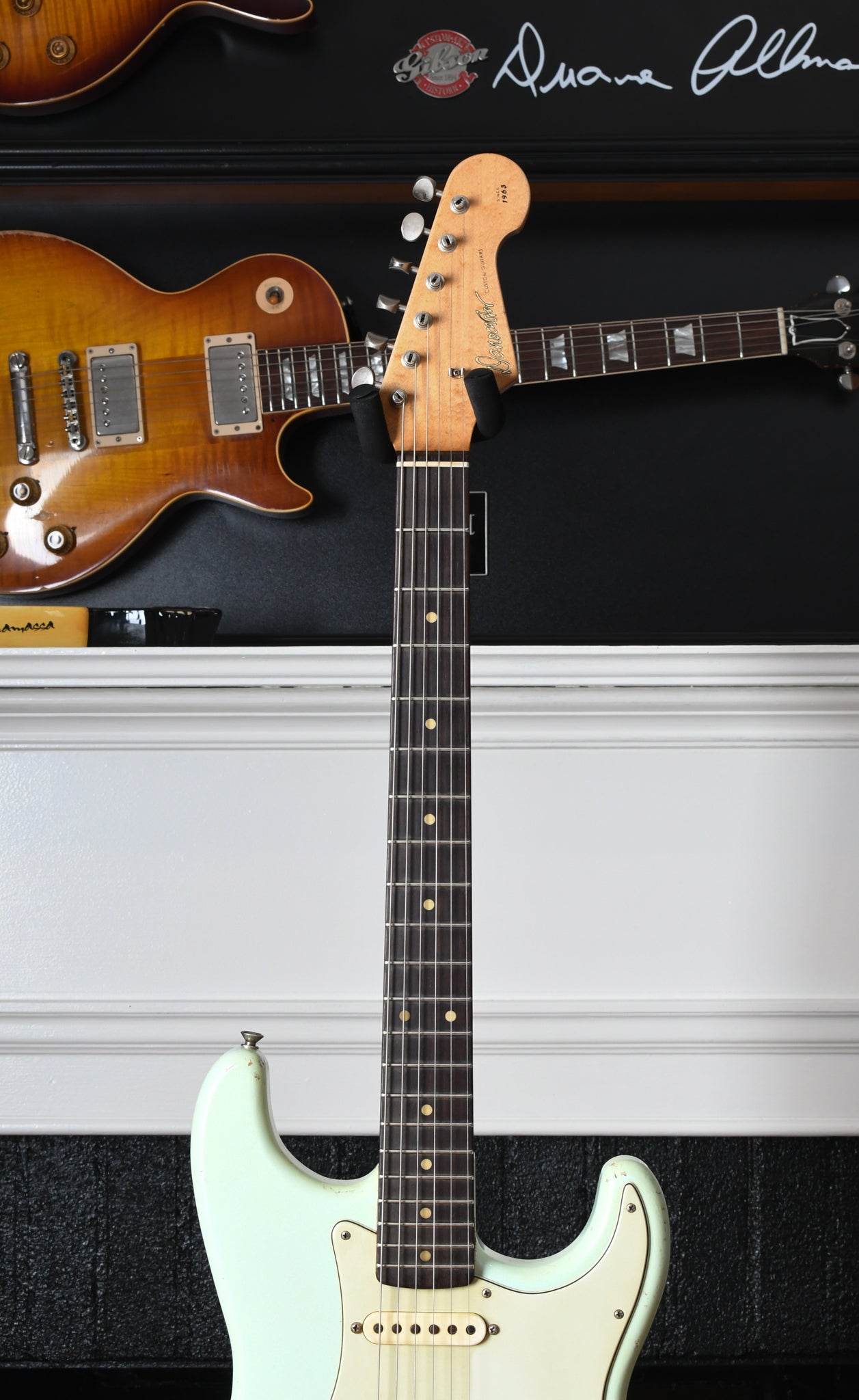 2021 Danocaster Double Cut Hardtail Sonic Blue