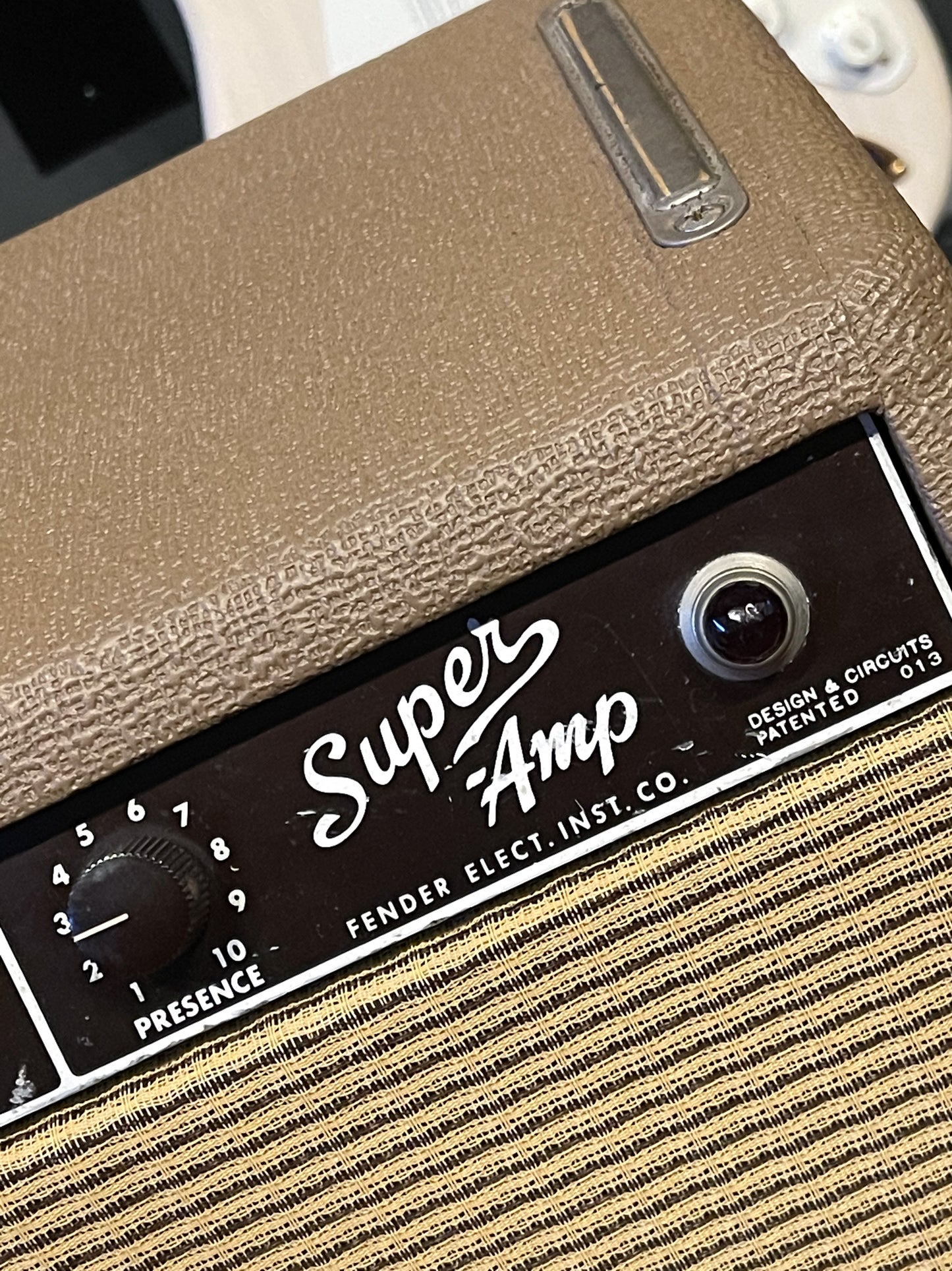 1962 Fender Super Amp Brown Tolex