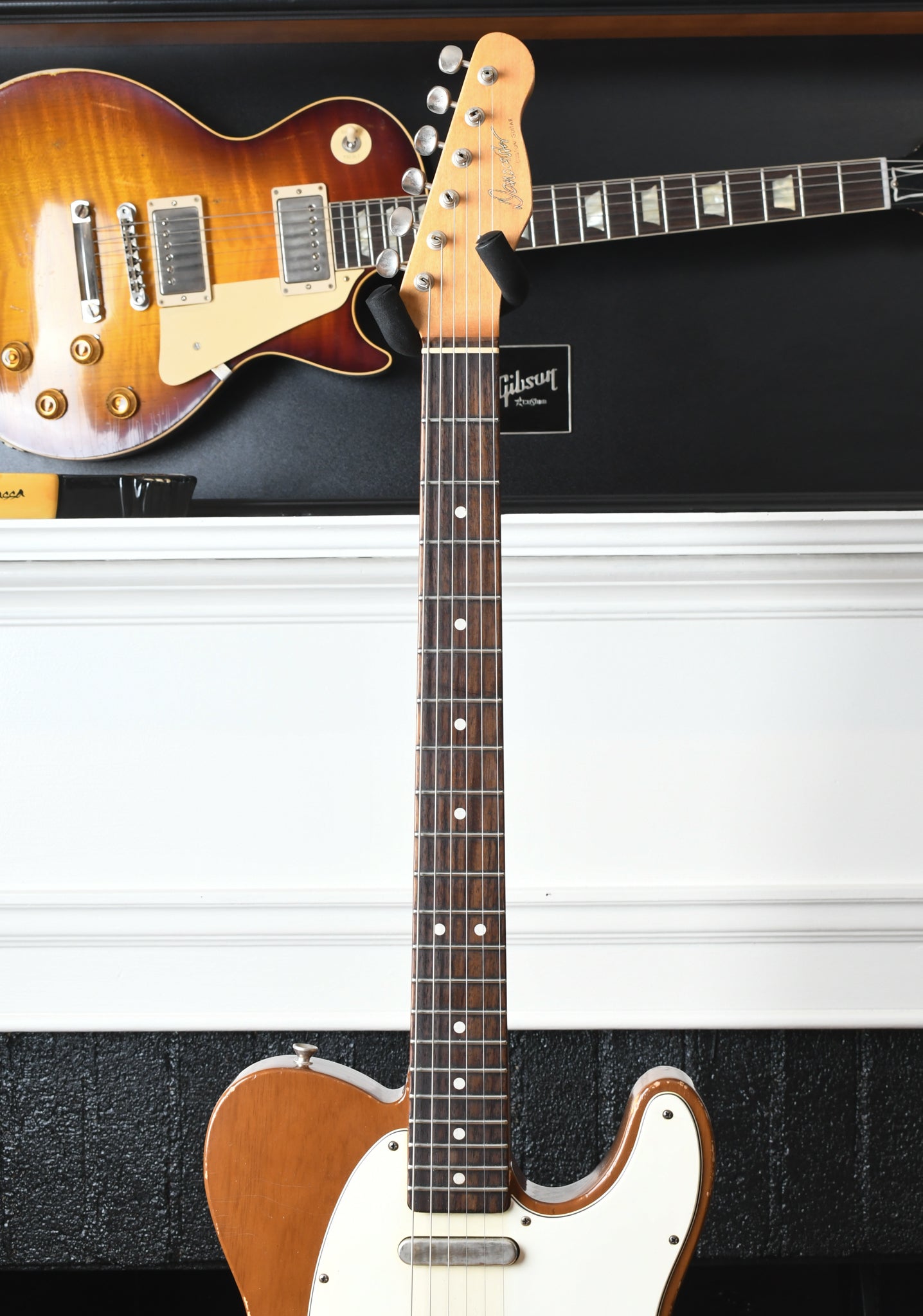 2016 Danocaster Single Cut Costello Brown
