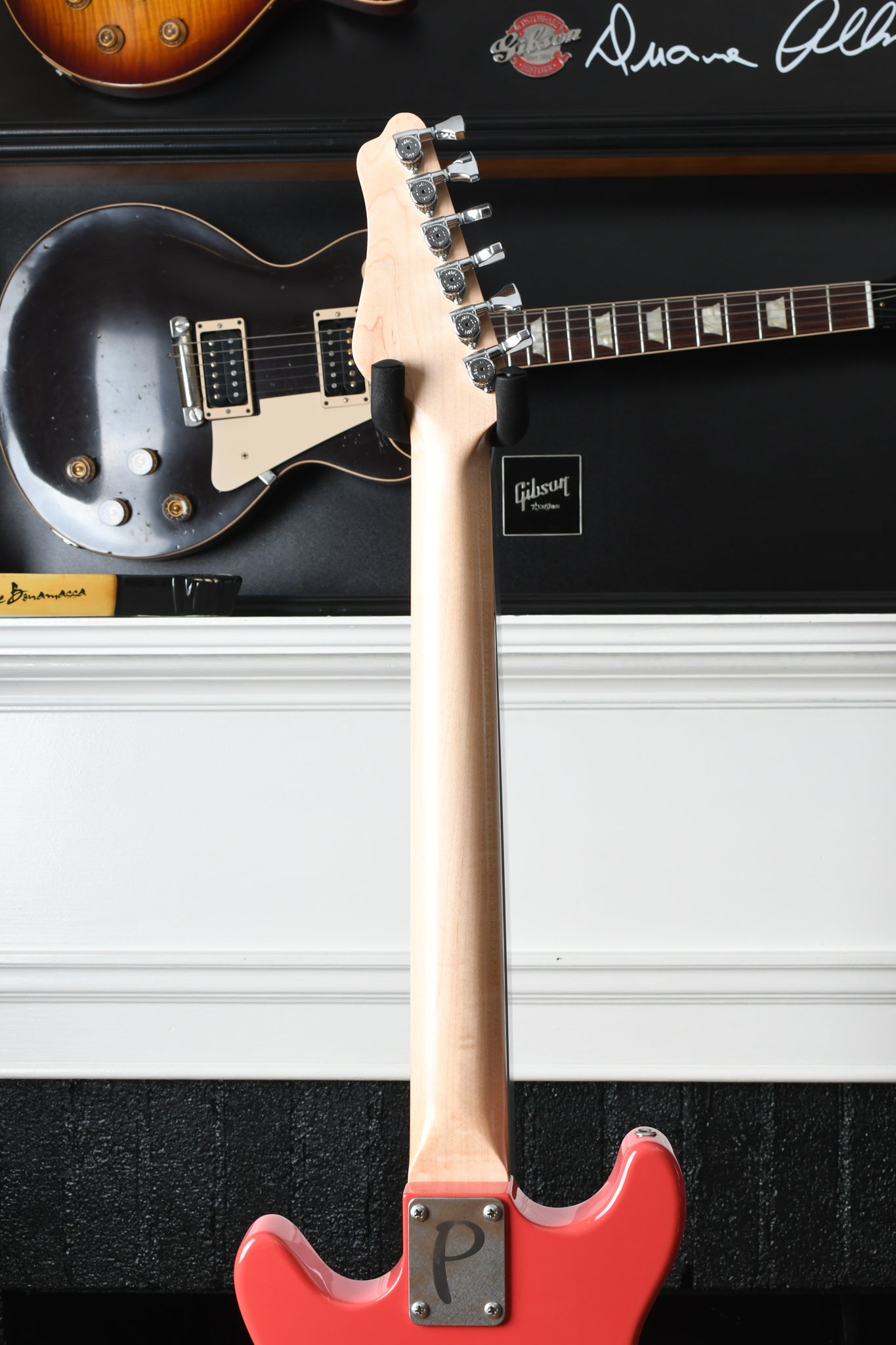Porter Guitars Khrosis Custom Fiesta Red Multiple Loaded Pickguards