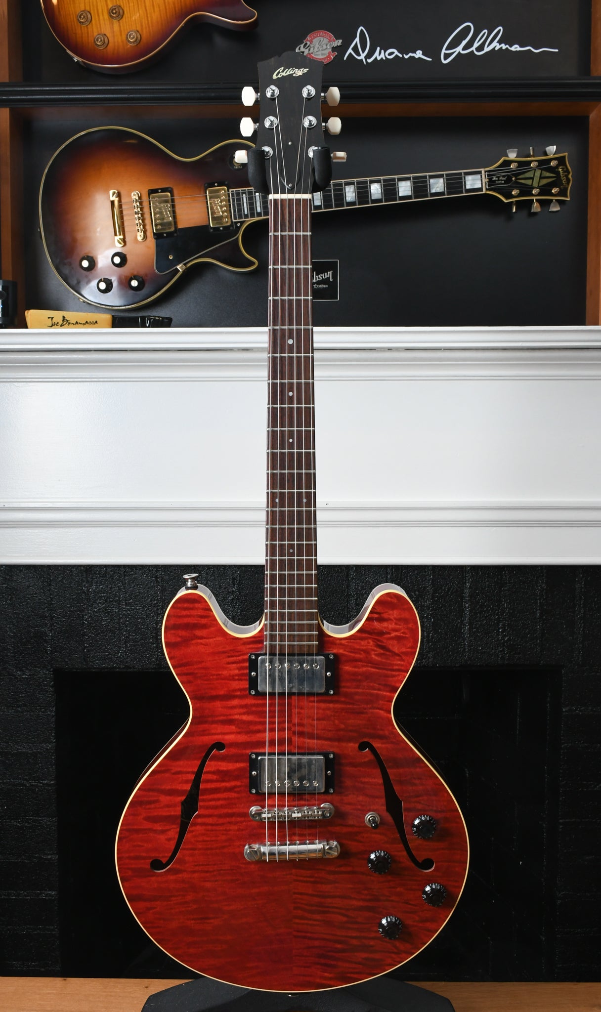 2014 Collings I-35 '59 Faded Crimson ThroBak Peter Green Pickups