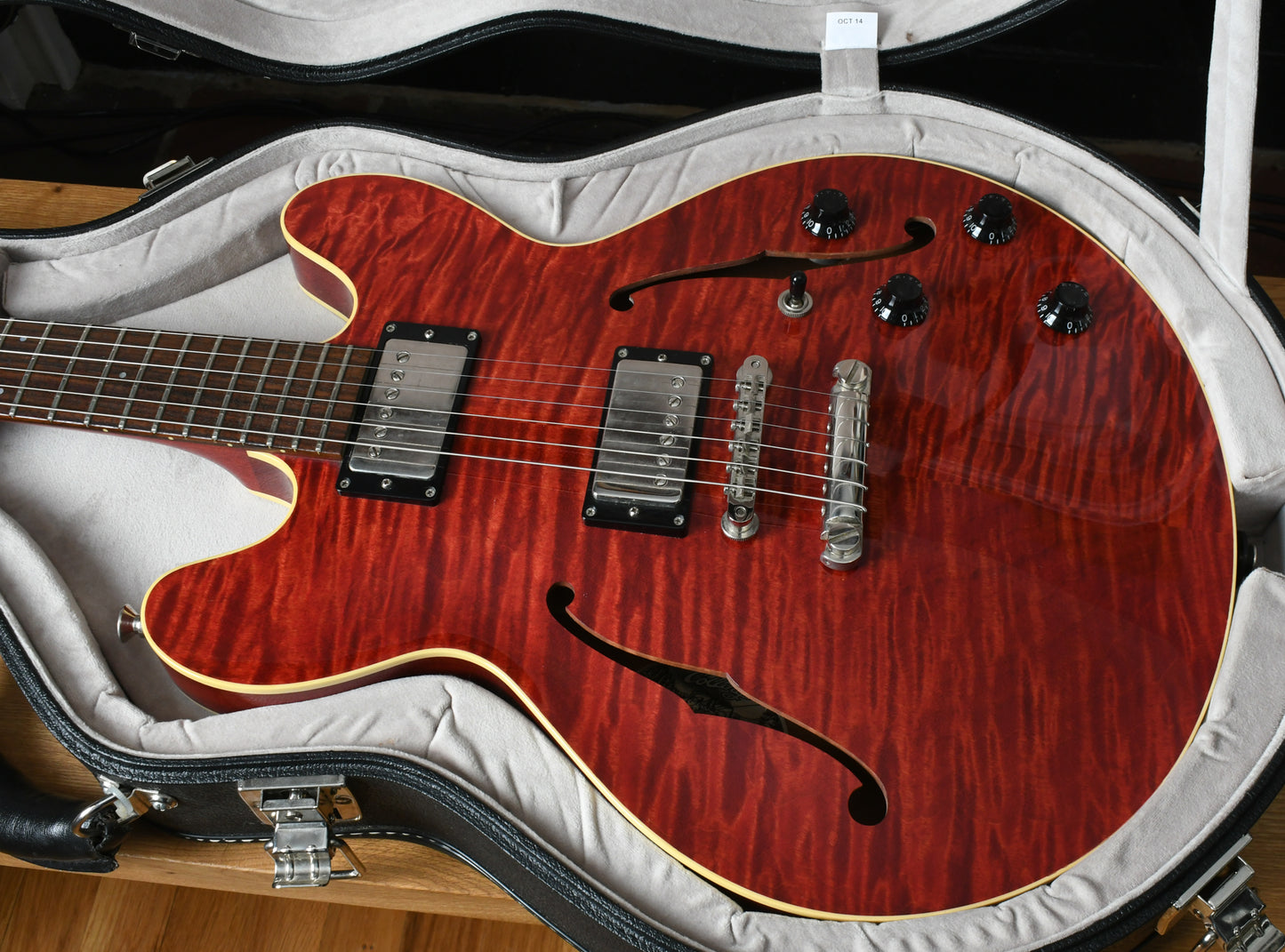 2014 Collings I-35 '59 Faded Crimson ThroBak Peter Green Pickups