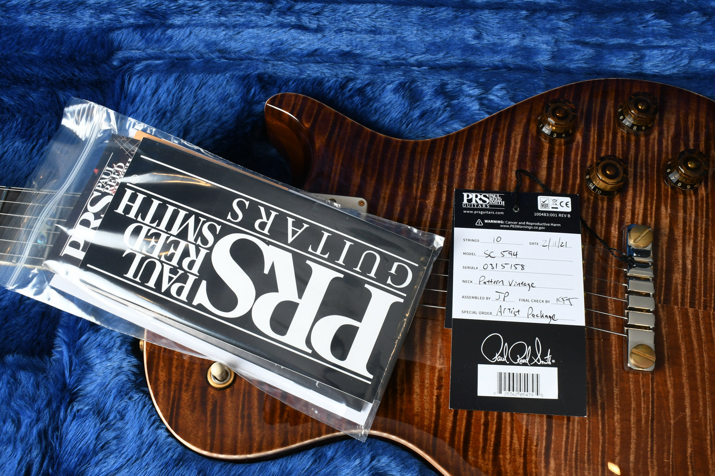 2021 Paul Reed Smith PRS McCarty SC 594 Artist Copperhead Burst