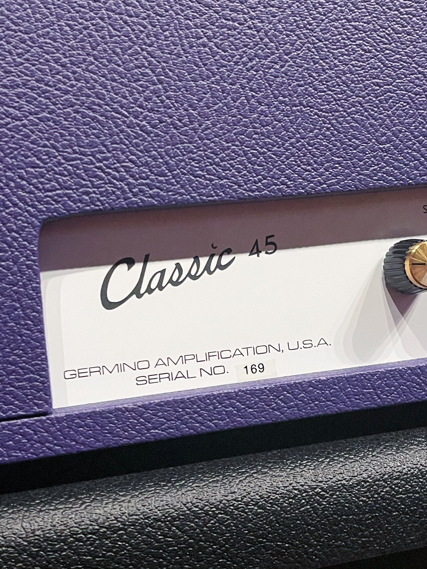 Germino Classic 45 Master Volume Purple Tolex