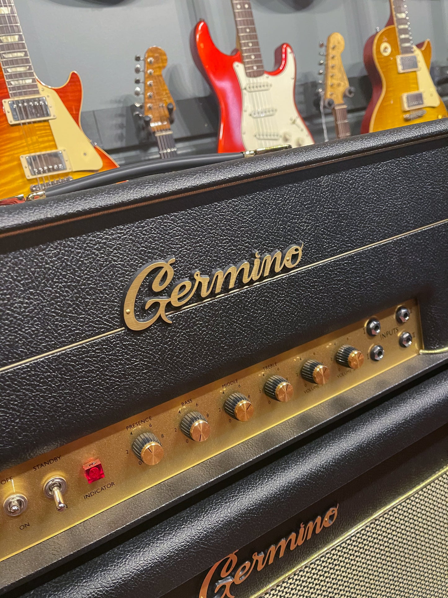 Germino Club 40 Master Volume Tube Rectified Option Black Tolex