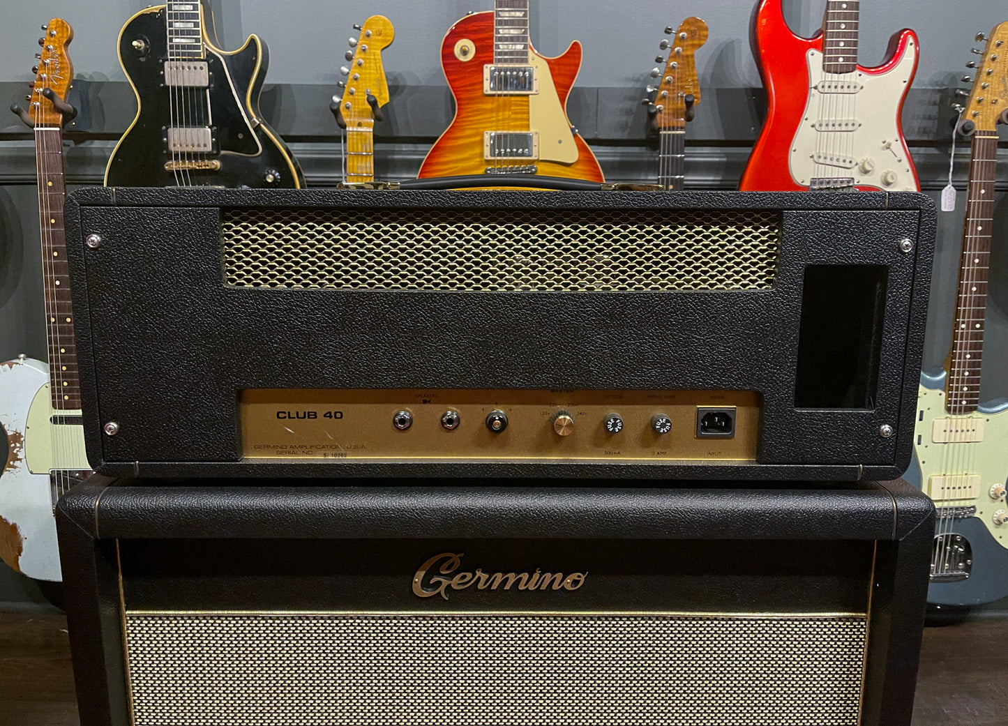 Germino Club 40 Master Volume Tube Rectified Option Black Tolex