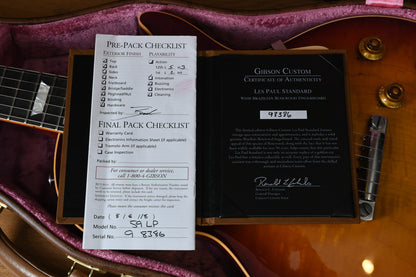 2018 Gibson 1959 Les Paul Standard R9 Brazilian Fingerboard Cherry Sunburst