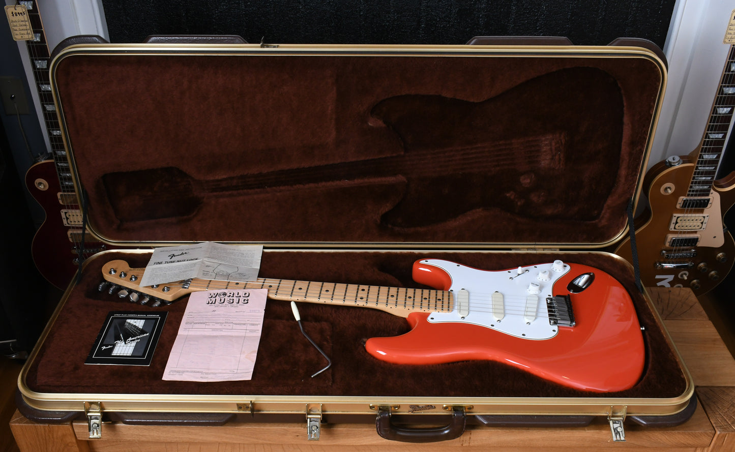 1987 Fender Stratocaster Plus "Bob" Body Fiesta Red