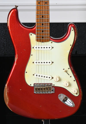 2021 Fender Custom Shop '63 Stratocaster Relic Candy Apple Red