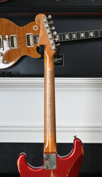 2021 Fender Custom Shop '63 Stratocaster Relic Candy Apple Red