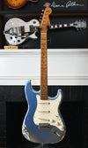 2018 Partscaster Stratocaster Build Fender Custom Shop, Ancho Poblano, MJT, Danocaster Lake Placid Blue